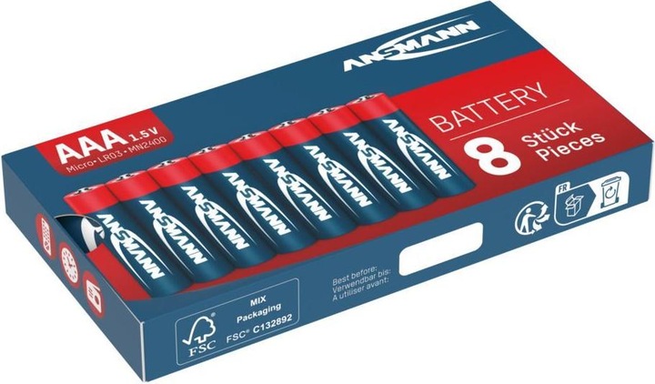 Produktbild Ansmann Red Alkaline (8 Stk., AAA)