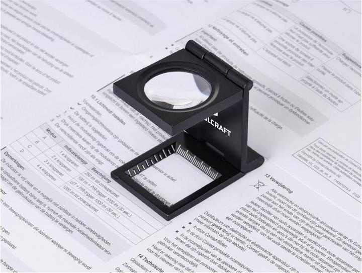 Immagine prodotto Toolcraft TO-10182525 Fadenzähler Vergrösserungsfaktor: 6 x Linsengrösse: (Ø) 28