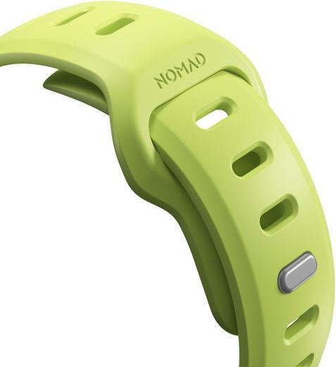 Actual product image Nomad Tempo Band 42mm Lime (18 mm, FKM fluoroelastomer)