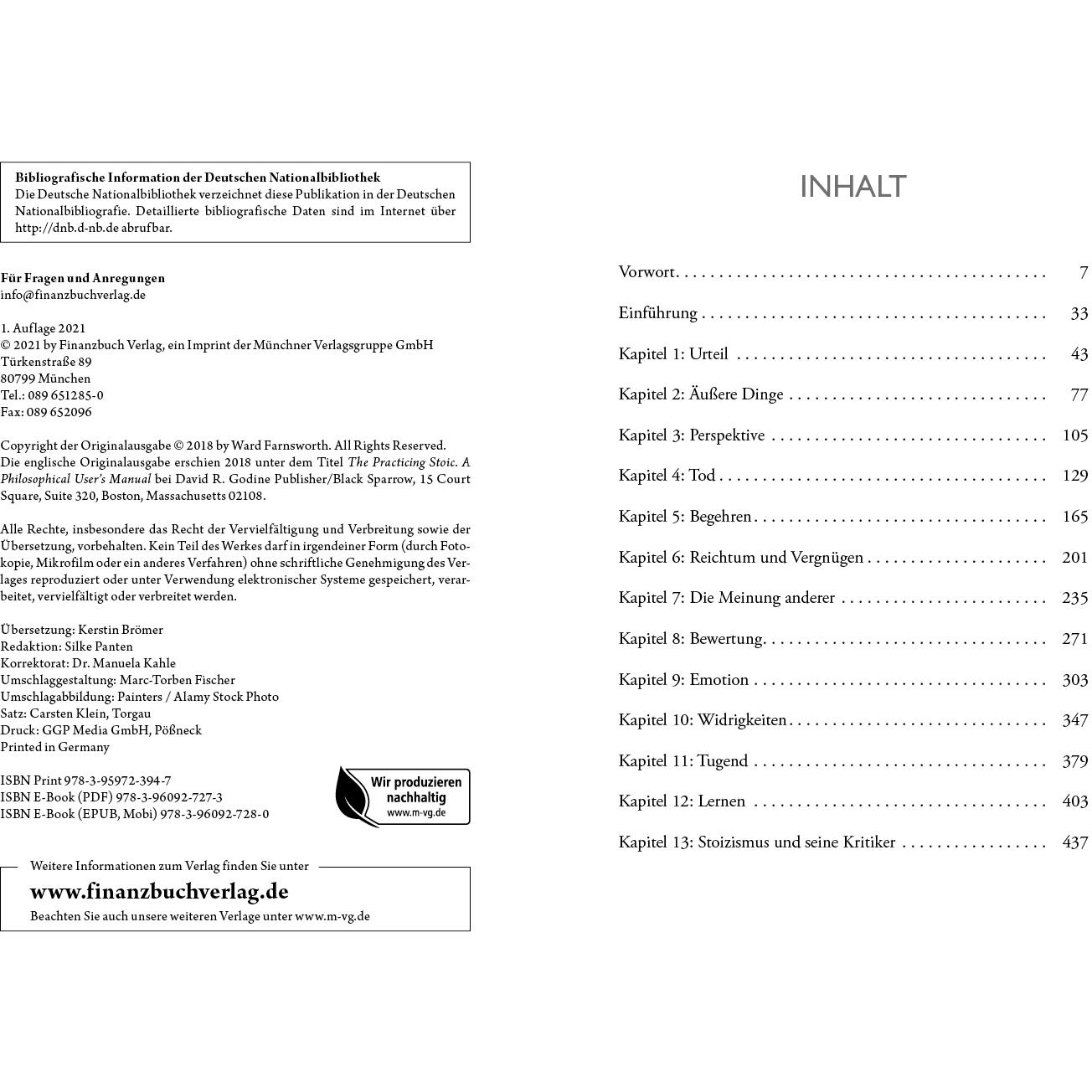 Thumbnail - Der praktizierende Stoiker, Fachbücher von Ward Farnsworth