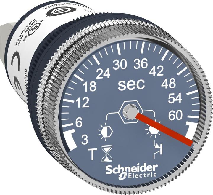 Produktbild Schneider Electric Panel mounted timer 3s to 60s, 24 VDC