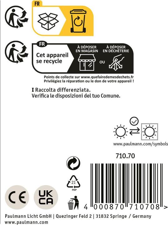 Actual product image Paulmann Gove (G9)