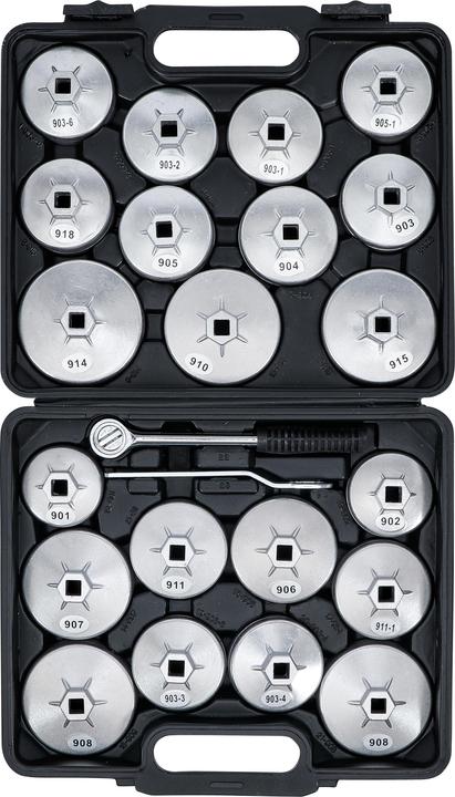 Actual product image BGS Oil filter spanner set