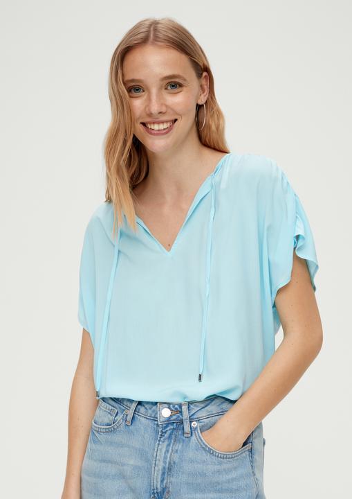 Produktbild S.Oliver Bluse Viskosebluse mit Raffung (34)