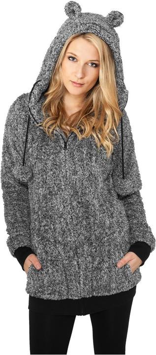 Produktbild Urban Classics Ladies Melange Teddy Zip Hoody (L)