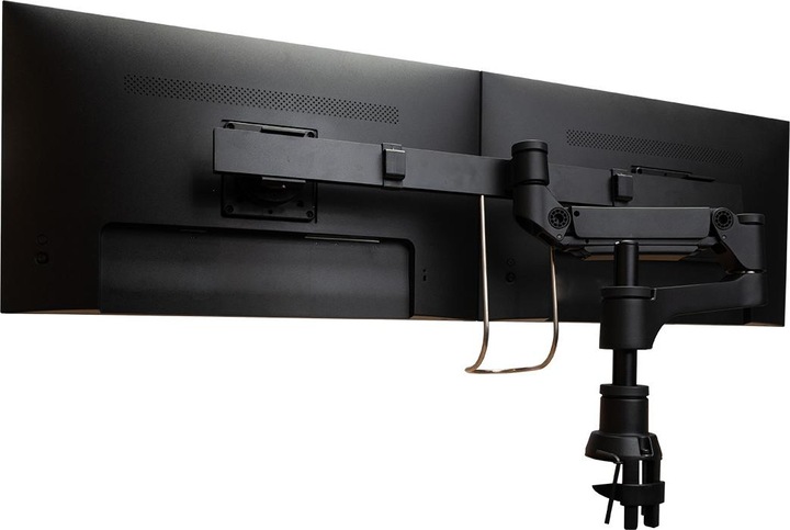 Actual product image R-Go Tools Caparo 4 R-Go Caparo smartbar monitor arm, with gas spring, black, Clamp, 12 kg, 76.2 cm (Table, 30")