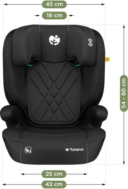 Productafbeelding Tulano Joy 45 Autositz Schwarz (Kinderzitje)