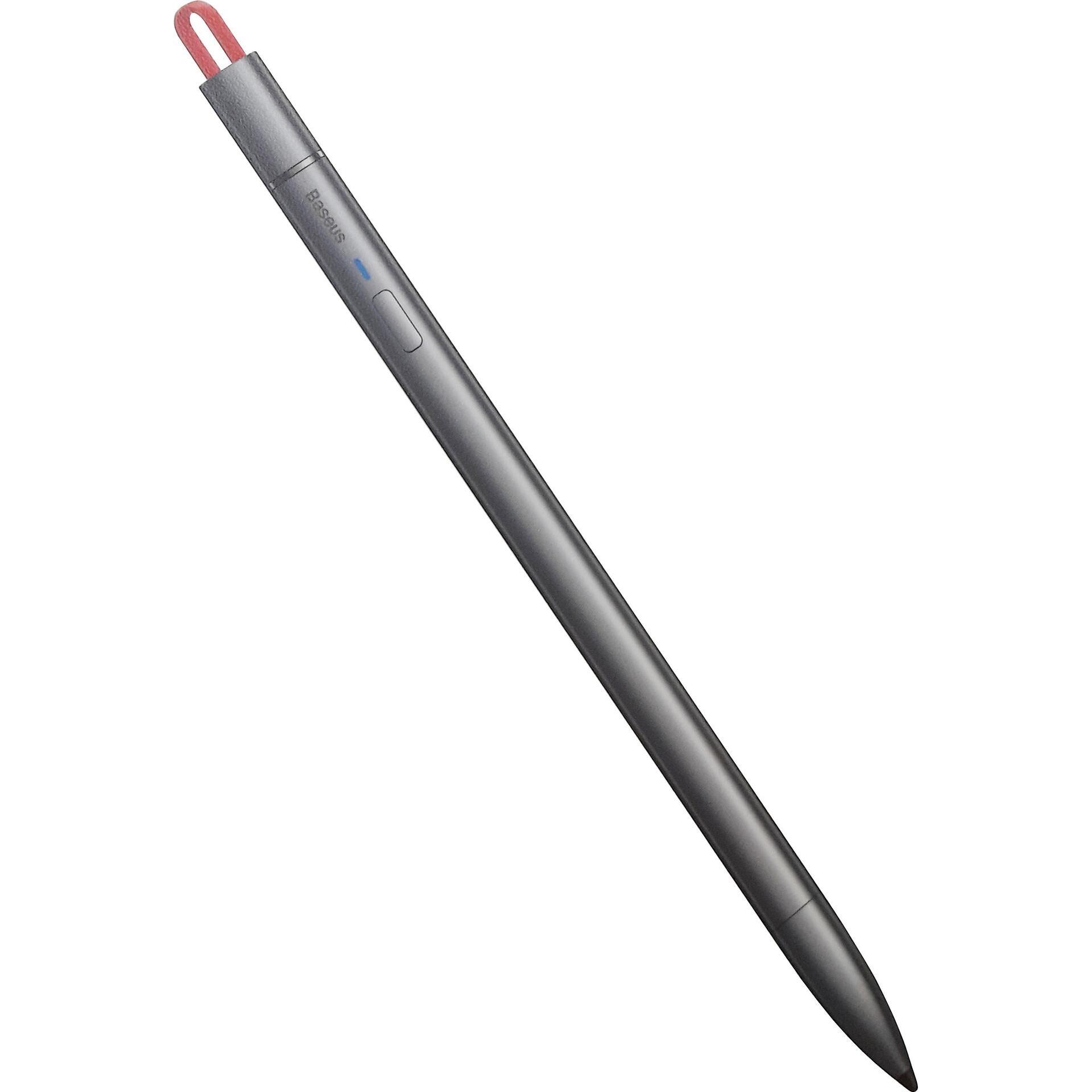 Thumbnail - Baseus Square Line Capacitive Stylus Pen ACSXB-0G Model CSP01, Alu grey, Blister, Stylus, Grau