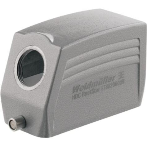 Thumbnail - Weidmüller Tüllengehäuse Längsbügel Alu IP66 1804640000, Elektronikkabel + Stecker, Grau