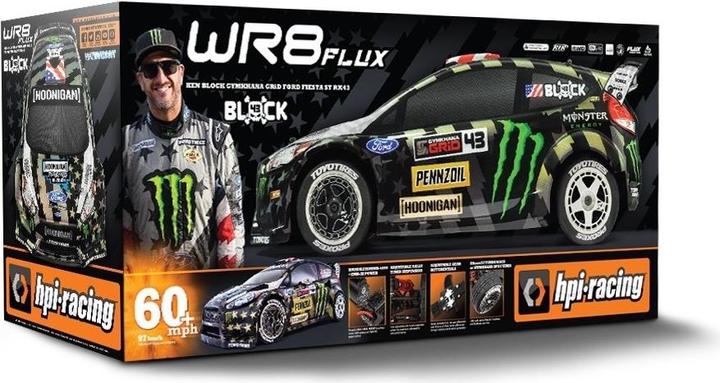 Actual product image HPI WR8 FLUX Ken Block Gymkhana Fiesta ST (ARR Almost Ready to Run)