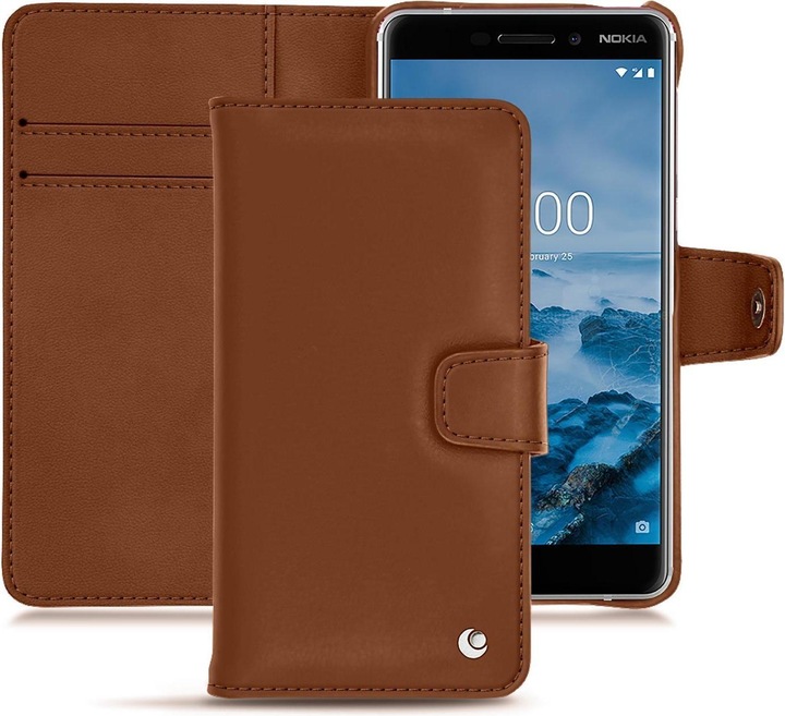 Noreve Lederschutzhülle Wallet (Nokia 6 (2018))