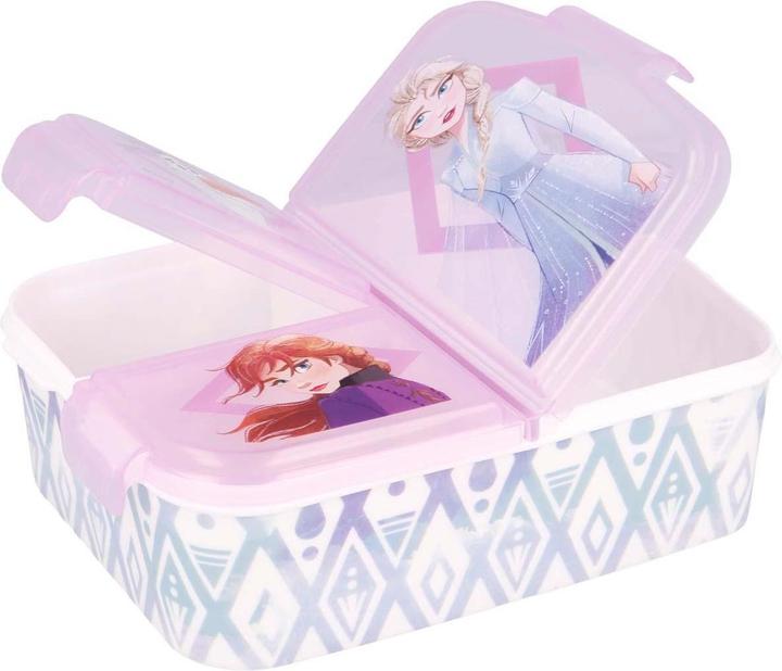 Produktbild Stor Frozen 2 Anna, Elsa und Olaf - Lunchbox mit Fächern