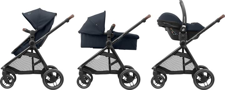 Image du produit Maxi-Cosi Zelia3 Set Essential Graphite (Zelia3 & CabrioFix I-Size & adaptateur)
