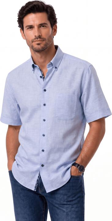 Produktbild Kauf "Bari Button Down Kurzarm regular fit mit Kontrast mit Leinen" (M)
