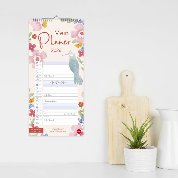 Produktbild Mein Planer 2026 (21 x 45 cm)