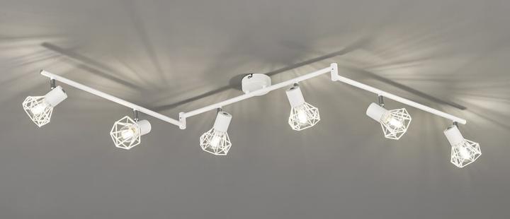Actual product image Fischer & Honsel Honsel Ran ceiling arch, ceiling spotlight 6-gang E14 white 20394 (E14)