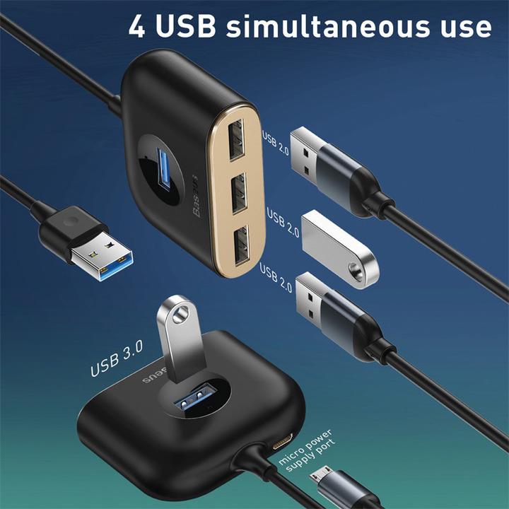 Actual product image Baseus CAHUB-AY01 (USB-A, 4 Ports)
