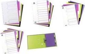 Actual product image Elba Plastic registers myColour, DIN A4, 10 pieces, blank packed of 20 pieces