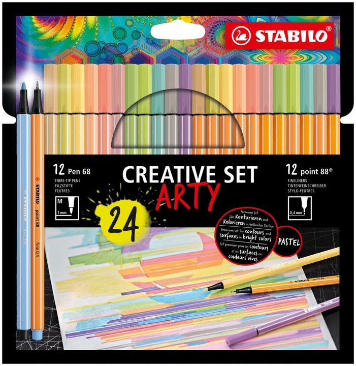Produktbild STABILO Creative Set Arty (24x)