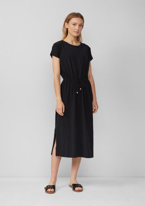 Produktbild S.Oliver Kleid Midikleid aus Baumwollstretch mit Taillenzug (36)
