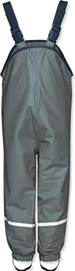Produktbild Playshoes Regenhose Fleece Dunkelgrau Gr. 98 (98)
