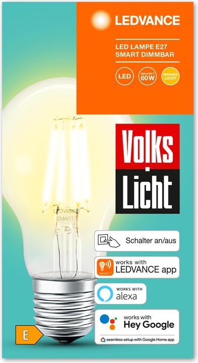 Produktbild Ledvance Volkslicht (E27, 806 lm, 1x)