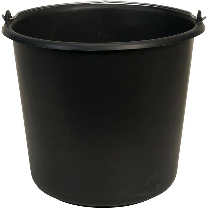 Produktbild Ironside Baueimer 10 L schwarz mit Literskala