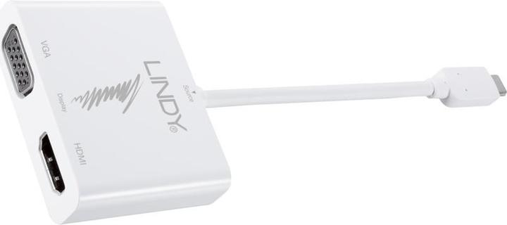 Image du produit Lindy USB 3.1 type C vers (HDMI, VGA, USB 3.1, 4.50 cm)