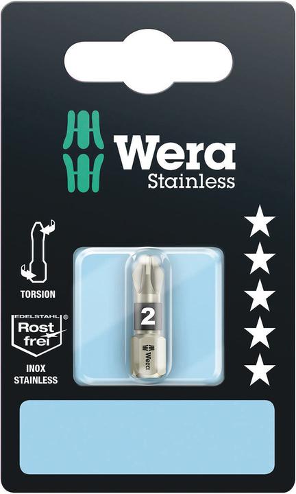 Actual product image Wera 3855/1 TS PZ 2 x 25 mm SB (Cross Pozidriv PZ M2)