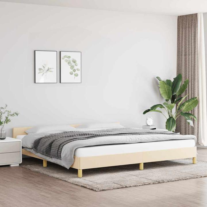 Produktbild vidaXL Bettgestell mit Kopfteil (200 x 200 cm)