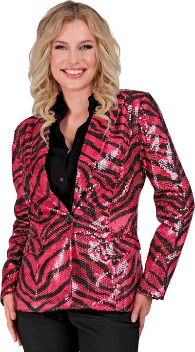 Produktbild Widmann PARTY FASHION BLAZER (Pailletten Blazer in Zebramuster pink), S (S)