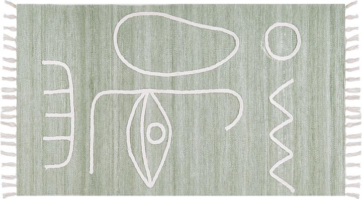 Beliani Teppich Hellgrau 80 x 150 cm YAVU (80 x 150 cm)