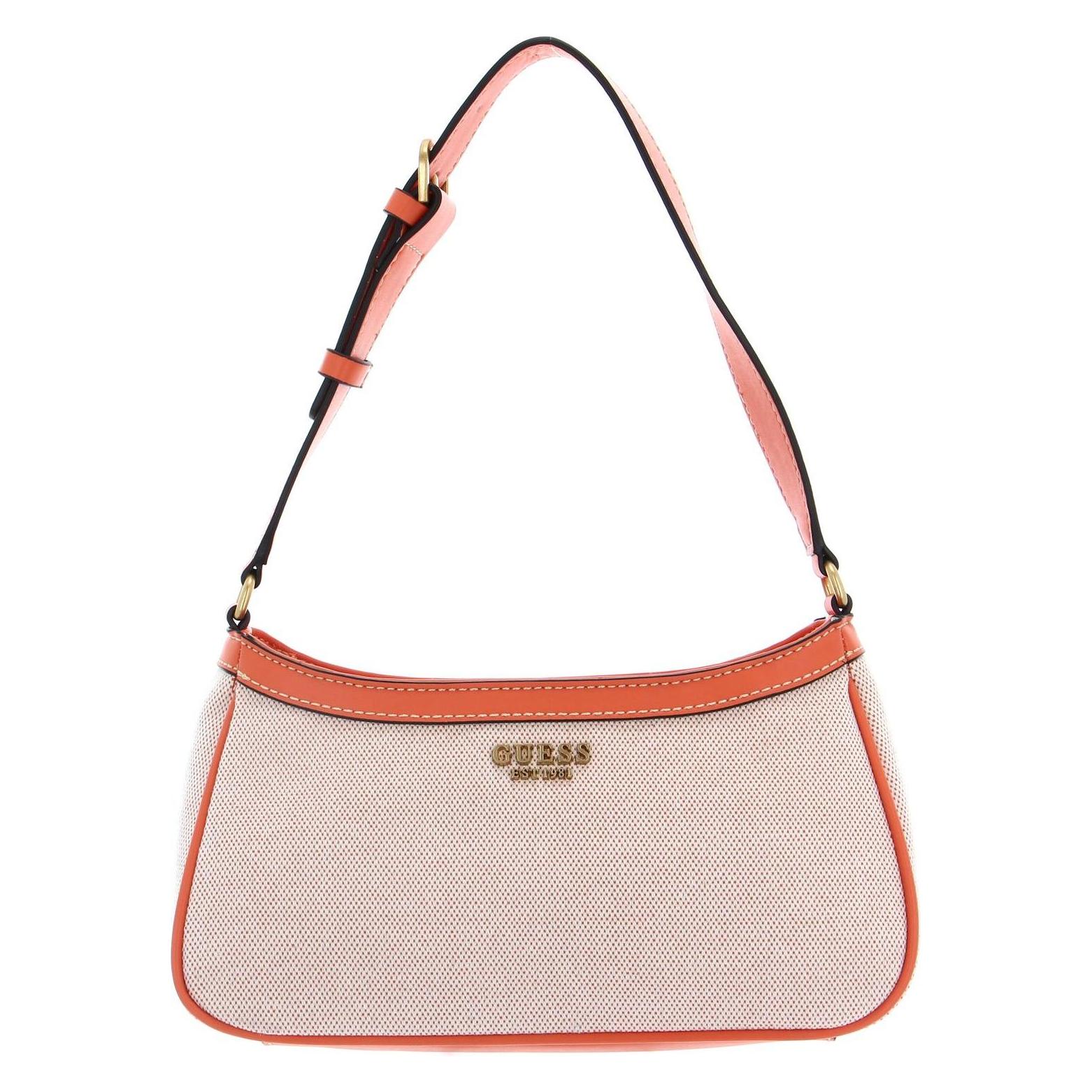 Guess, Damen, Handtasche, Jovie Shoulder Bag, Orange