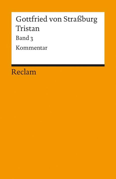 Produktbild Tristan 3 (Deutsch, Gottfried von Strassburg, 2008)