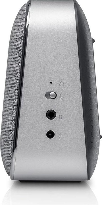 Actual product image Teufel MOTIV GO VOICE Wi-Fi Bluetooth Speaker wireless silver white