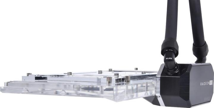 Actual product image Alphacool Eiswolf 2 GPU AIO 360mm Radeon RX 6800/6800XT Gaming Trio X with Backplate