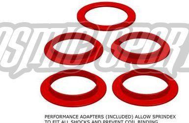 Productafbeelding Sprindex Trail/Enduro Lichtgewicht schokdemperveer, lengte 142mm/travel 65mmx450-500 lbs (142 mm, 65 mm)