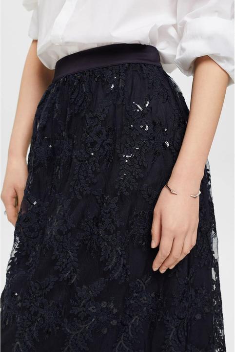 Image du produit Esprit Robe midi à fleurs brodées (L)
