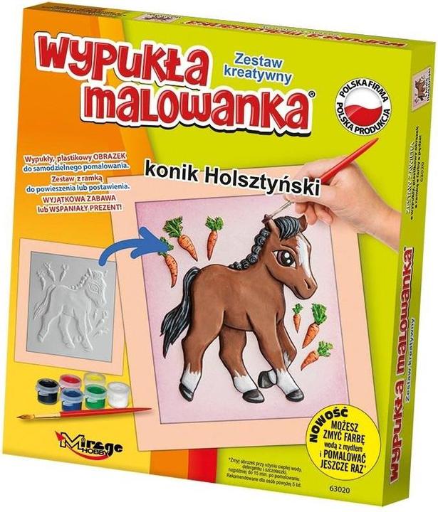 Actual product image Mirage Convex painting template of a Holsteiner horse