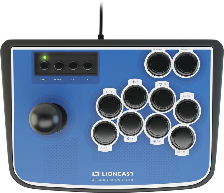 Actual product image Lioncast Arcade Fighting Stick (PS4, Switch, PC)