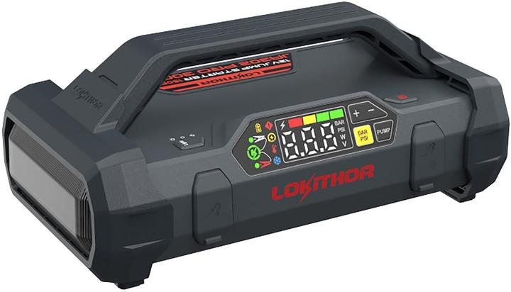 Produktbild Lokithor JA302 PRO Starthilfegerät 3000A mit Kompressor LED & Powerbank (3000 A, 6382 mAh)