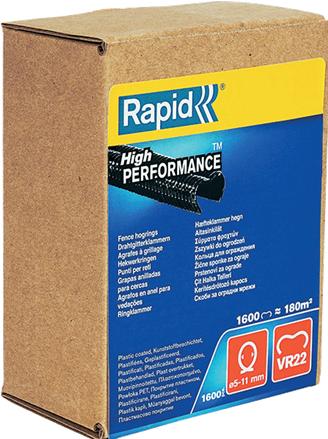 Actual product image Rapid VR22 ring clamps black 1,600 pieces