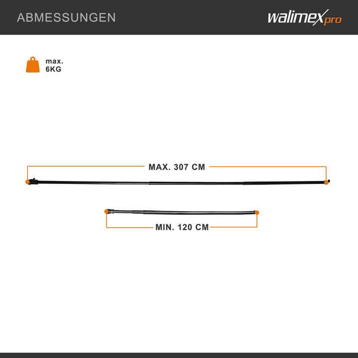 Image du produit Walimex Tige de fond de télescope (3 cm, 307 cm)