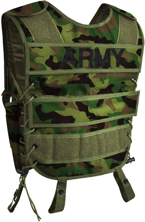 Produktbild Normani Weste mit abnehmbarem Klett-Patch Tac Charge-V - 2278 (L, XL)
