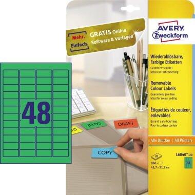 Produktbild Avery Organisation Etiketten