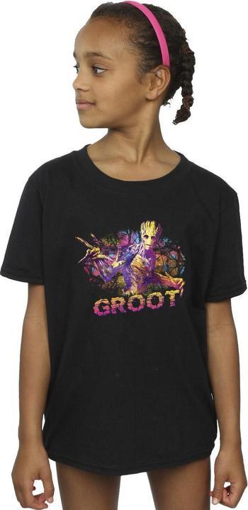 Produktbild Guardians Of The Galaxy Abstract Groot TShirt Mädchen (140, 146)