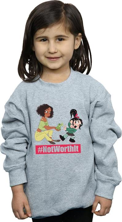 Produktbild Disney Wreck It Ralph Tiana And Vanellope Sweatshirt Mädchen (140, 146)