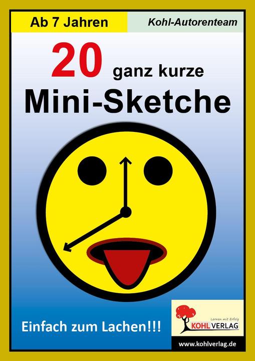 Produktbild 20 ganz kurze Mini-Sketche (Deutsch, Autorenteam Kohl-Verlag, 2001)