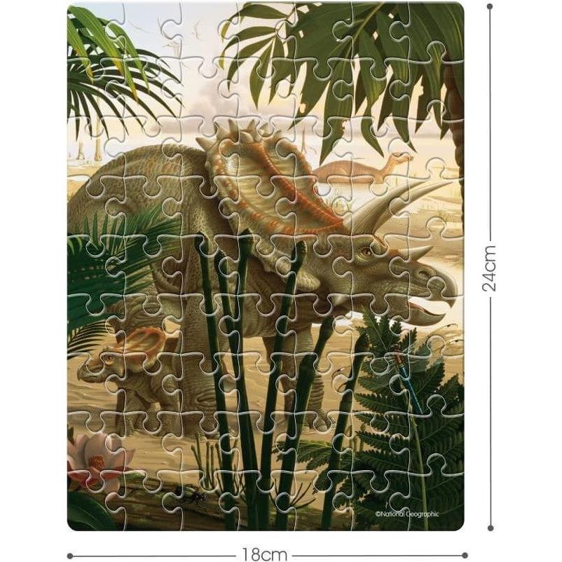 Thumbnail - Cubicfun National Geographic - Triceratops (63 Teile)
