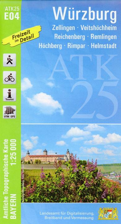 Produktbild Amtliche Topographische Karte Bayern Würzburg